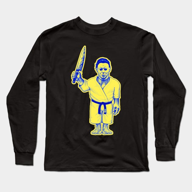 Halloween, horror movie slashers #2 - mat killers Long Sleeve T-Shirt by undersideland